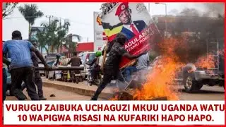 Uchaguzi mkuu Uganda vurugu zaibuka matokeo yakitangazwa 10 wapigwa Risasi na Vyombo vya usalama
