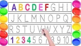 A for airplane ✈️ | b for balloon 🎈 | abcd | abcd rhymes | alphabet | abc song | 1 to 100 Numbers