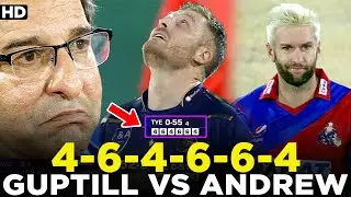 Martin Guptill vs Andrew Tye | 4️⃣6️⃣4️⃣6️⃣6️⃣4️⃣ | Martin Guptill is on Fire 🔥| HBL PSL 8 | MI2A