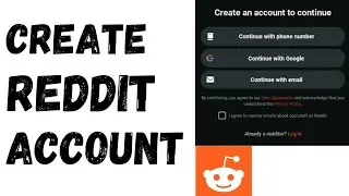 How To Create Reddit Account | 2024