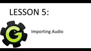 [Game Maker Tutorial] Lesson 5 - Importing and playing audio