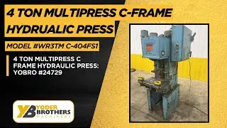 4 TON MULTIPRESS C FRAME HYDRAULIC PRESS: YOBRO #24729