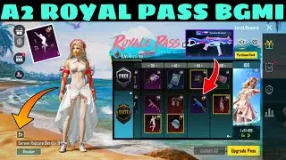 A2 Royale Pass 1 to 100 Rewards Bgmi 😍 Upgrade Emote & Gun Skins | Free Materials | Recolor Outfit