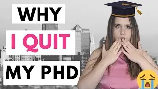 Why I Quit My PhD (Storytime for Millennials)