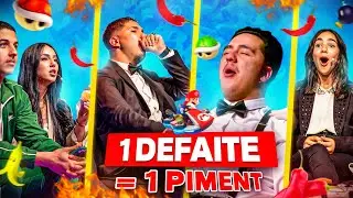1 D&Eacute;FAITE = 1 PIMENT SUR MARIO kART AVEC NOS SOEURS ! (on pleure tous mdrrr)