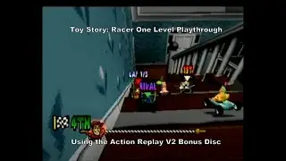Toy Story: Racer One Level Playthrough using the Action Replay V2 Ps2 Bonus Disc for Ps1 :D #Ps1