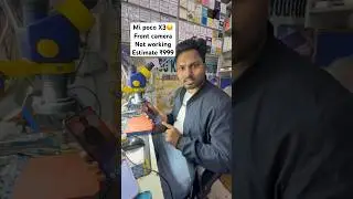 Mi poco X3 front camera solution 😳 || poco x3 camera problem,poco x3 camera not working
