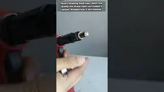 ​Quickly installing a threaded insert with a rivet nut tool.