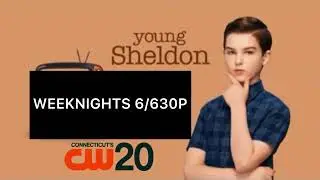 WCCT-TV: Young Sheldon Promo (September 2024)