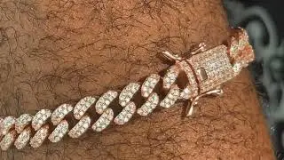 MOISSANITE Classic Miami Cuban Link Bracelet - 14k Rose Gold Vermeil 925 Silver - 6mm-18mm - 7-8.5