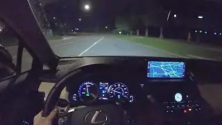2020 Lexus NX 300h - POV Night Drive (Binaural Audio)