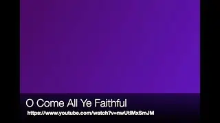 O Come All Ye Faithful with Makaton signs