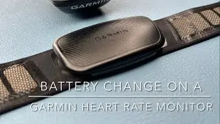 How to Replace the Battery on a Garmin Heart Rate Monitor