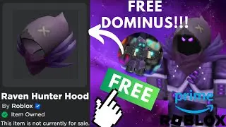 How To Get Raven Hunter Hood (FREE DOMINUS!!!) Roblox