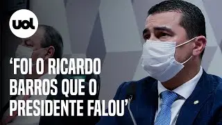 Deputado Luis Miranda diz na CPI que Bolsonaro citou Ricardo Barros ao ouvir den&uacute;ncia da Covaxin