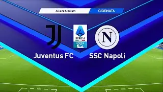 Juventus vs Napoli | Allianz Stadium | 2025-26 Serie A | PES 2021