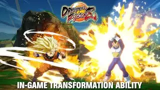 Dragon Ball FighterZ : NEW In Game Goku & Vegeta Transformation Skill Ability (SSJ-SSJ3-SSB) MODS