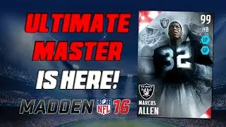 Разбор окончательного мастера! | Madden 16 Ultimate Team - 99 Маркус Аллен