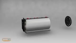Водогрейный котел. / Hot water boiler.