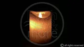 LED Echtwachs-Kerze flackernd mit Timer, 7,5 x 10 cm, gold