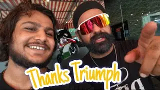🏍️ Triumph Ne Banayi Life Ki Special Memory | Meet with JS Paji ❤️ @jsfilmsindia @OfficialTriumph 