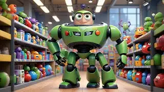 Six Toy Robots March and Beep + More Nursery Rhymes & Kids Songs
