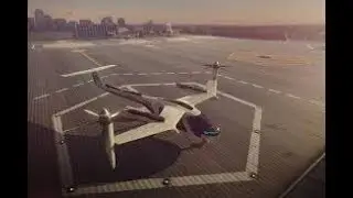 Uber показал проект своего летающего такси