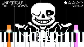 Undertale - Fallen Down | EASY Piano Tutorial