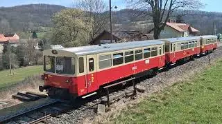 Odjezd osobního vlaku ze zubrnic 28.3.2026 zubrnická museální železnice 