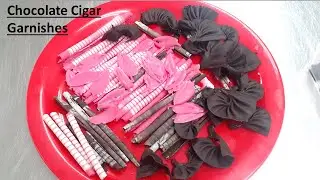 Chocolate Cigar Garnish Tutorial