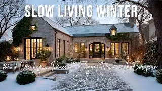 Slow Living Winter 2026  Creating a Peaceful, Elegant Home with European Soul