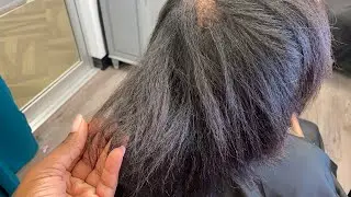 She thought she wanted to go natural but her hair was breaking off | How to fix damaged hair