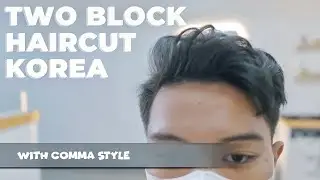 Two Block Haircut Korea | Comma Style Curly | Gaya Rambut Korea Pria