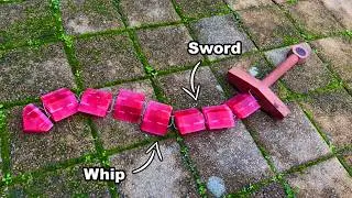 I Built a Whip Sword With a Lethal Flexible Blade!!!