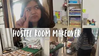 MBBS HOSTEL ROOM MAKEOVER | 😮&zwj;💨 | hate the process, love the result tho 😙 