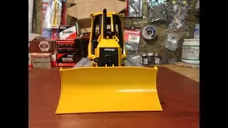 BRUDER RC DOZER PUSHING DIRT