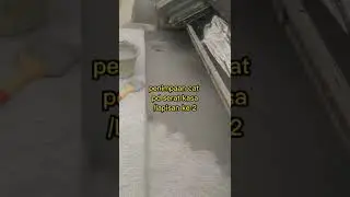 Pengaplikasian cat Deck Seal dari produk 'SIKA