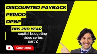 DISCOUNTED PAYBACK PERIOD - DPBP