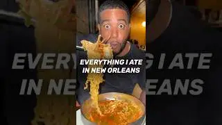 BEST FOOD IN NEW ORLEANS Part 1 ( SUPER BOWL) #neworleansfood