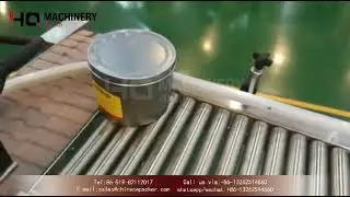 just in time printing labeling machine for can tin|YQ machinery robot print apply labeller