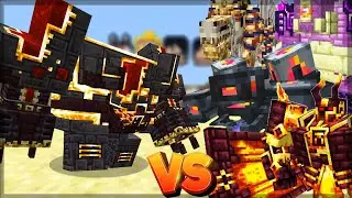 Minecraft: Nova Netherite Monstrosity Vs L_Ender 's Cataclysm - Batalha De Mobs(Mob Battle) | 1.20.1
