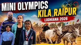 Rural Mini Olympics 2026 Kila Raipur Ludhiana Punjab|Desi Games|Kabadi|Long Jump|Race|Ox Race 