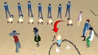 7 IBU IBU POLISI HAMIL KESURUPAN SAAT MELAHIRKAN || Drama Sakura Schook Simulator
