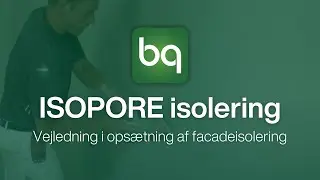 Vejledning i ops&aelig;tning af ISOPORE facadeisolering