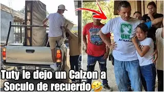 Soculo le da el último abrazo a Tuty llorando se dicen adiós se llevó asta un boxer de Soculo 🤣