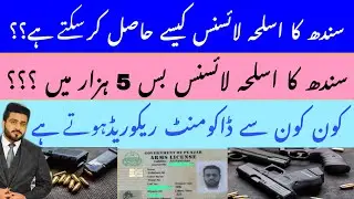 What Are the Sindh Arms Licence Fees and Documents Needed