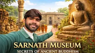 🔥 Sarnath Museum Varanasi | Ashoka Lion Capital 🦁 | Buddhist History & Travel Vlog