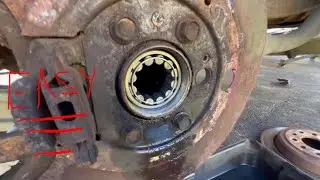 How To Replace Axle Shaft Bearing and Seal 