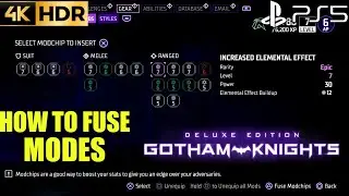 How to Fuse Modchips GOTHAM KNIGHTS How to Upgrade Modechips | PS5 Gotham Knights Fuse Modchips