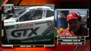 Mike Neff Jack Beckman FC Semi Finals Tire Kingdom Gator Nationals 2011 Drag Racing.mpg